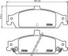 CHEVR 18040083 Brake Pad Set, disc brake